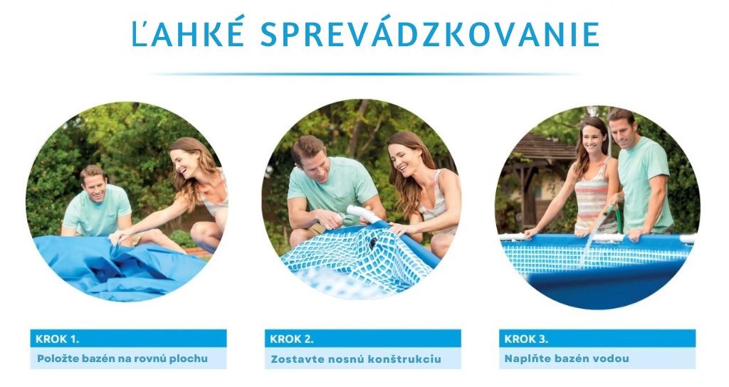 Marimex Nadzemný bazén s oceľovou konštrukciou Florida 2,44 x 0,76 m 10340232 modrý (3)